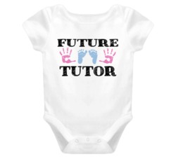 Tutor Future Occupation Baby Onesie