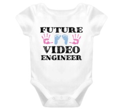 Video Engineer Future Occupation Baby Onesie