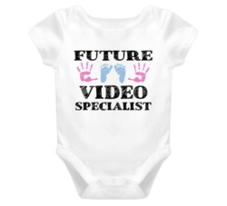 Video Specialist Future Occupation Baby Onesie