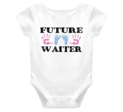 Waiter Future Occupation Baby Onesie