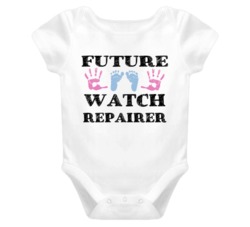 Watch Repairer Future Occupation Baby Onesie