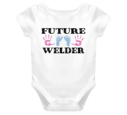 Welder Future Occupation Baby Onesie