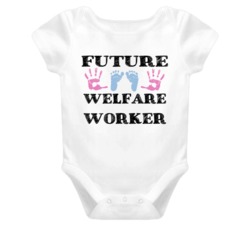 Welfare Worker Future Occupation Baby Onesie