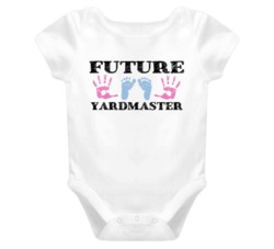 Yardmaster Future Occupation Baby Onesie