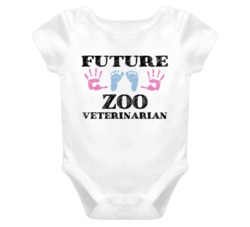 Zoo Veterinarian Future Occupation Baby Onesie