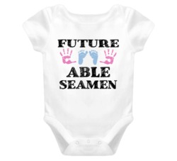 Able Seamen  Future Occupation Baby Onesie