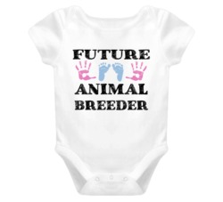 Animal Breeder  Future Occupation Baby Onesie