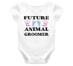 Animal Groomer  Future Occupation Baby Onesie