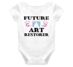 Art Restorer  Future Occupation Baby Onesie