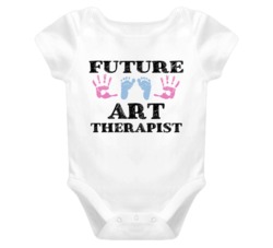 Art Therapist  Future Occupation Baby Onesie