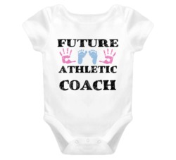 Athletic Coach  Future Occupation Baby Onesie