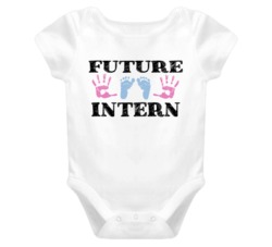 Intern  Future Occupation Baby Onesie
