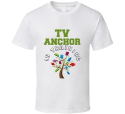 TV Anchor In Training Kids Occupation T Shirt