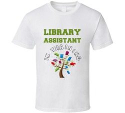 Library Assistant In Training Kids Occupation T Shirt