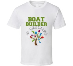 Boat Builder In Training Kids Occupation T Shirt