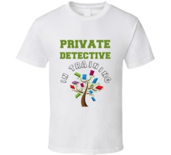 Private Detective In Training Kids Occupation T Shirt