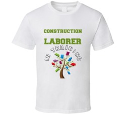 Construction Laborer In Training Kids Occupation T Shirt