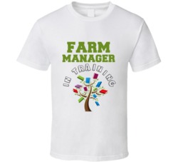 Farm Manager In Training Kids Occupation T Shirt