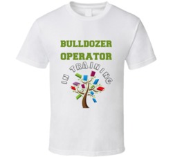 Bulldozer Operator In Training Kids Occupation T Shirt