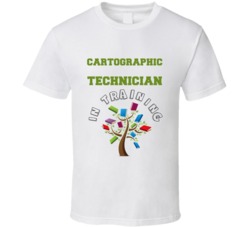 Cartographic Technician In Training Kids Occupation T Shirt