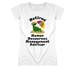 Retired Human Resources Management Advisor Funny Job T Shirt