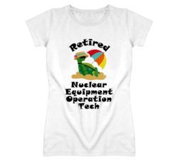 Retired Nuclear Equipment Operation Tech Funny Job T Shirt