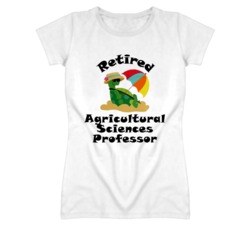 Retired Agricultural Sciences Professor Funny Job T Shirt