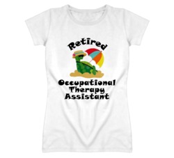 Retired Occupational Therapy Assistant Funny Job T Shirt