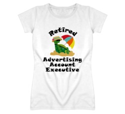 Retired Advertising Account Executive Funny Job T Shirt