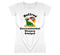 Retired Environmental Disease Analyst Funny Job T Shirt