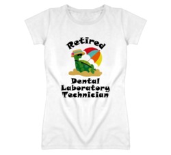Retired Dental Laboratory Technician Funny Job T Shirt