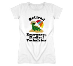 Retired Emergency Medical Technician Funny Job T Shirt