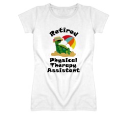 Retired Physical Therapy Assistant Funny Job T Shirt