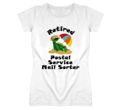 Retired Postal Service Mail Sorter Funny Job T Shirt