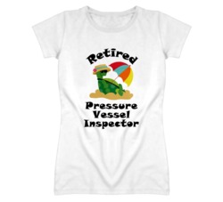Retired Pressure Vessel Inspector Funny Job T Shirt