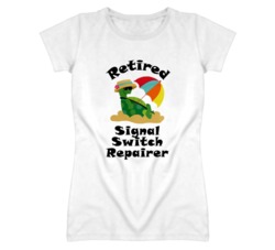 Retired Signal Switch Repairer Funny Job T Shirt