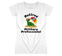 Retired Military Professional Funny Job T Shirt