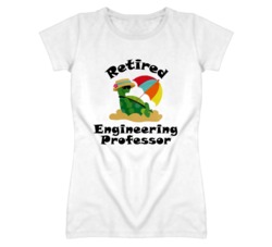 Retired Engineering Professor Funny Job T Shirt