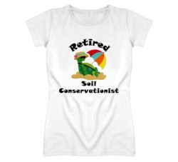 Retired Soil Conservationist Funny Job T Shirt