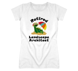 Retired Landscape Architect Funny Job T Shirt