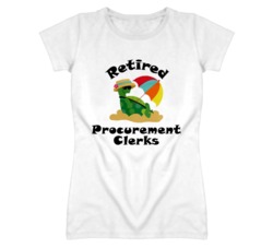 Retired Procurement Clerks Funny Job T Shirt