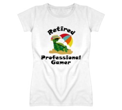 Retired Professional Gamer Funny Job T Shirt