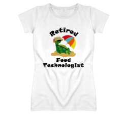 Retired Food Technologist Funny Job T Shirt