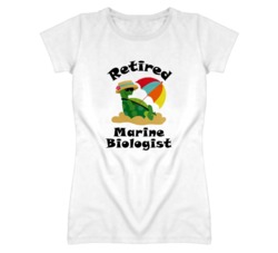 Retired Marine Biologist Funny Job T Shirt