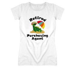 Retired Purchasing Agent Funny Job T Shirt