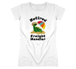 Retired Freight Handler Funny Job T Shirt