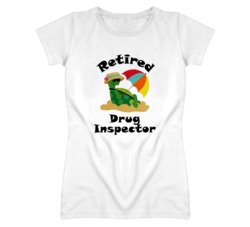 Retired Drug Inspector Funny Job T Shirt