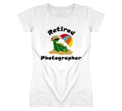 Retired Photographer Funny Job T Shirt