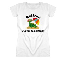 Retired Able Seamen Funny Job T Shirt