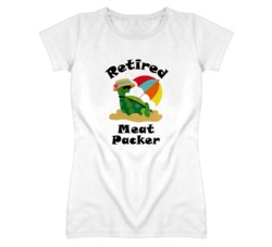 Retired Meat Packer Funny Job T Shirt